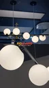 Ver imagem 3 de Lustre Pendente Nitrolux Molecular Jaboticaba Lm-002 G9 Preto