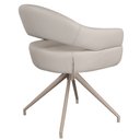 Ver imagem 4 de Cadeira Hanover Base Nude - Pu Nude