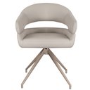 Ver imagem 2 de Cadeira Hanover Base Nude - Pu Nude