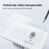 Interruptor Inteligente Wi-fi com 2 Tecla + 1 Tomada:branco - 4