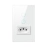 Interruptor Inteligente Wi-fi com 2 Tecla + 1 Tomada:branco - 1