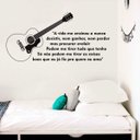 Ver imagem 1 de Adesivo de Parede Musica Frase-Extra Grande 125x58cm