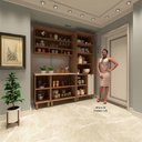 Ver imagem 3 de Cozinha Compacta 4pçs: Balcões, Aéreos, Vidro Reflecta