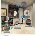 Ver imagem 6 de Cozinha Compacta 4pçs: Balcões, Aéreos, Vidro Reflecta