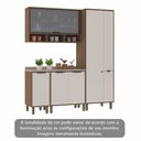Ver imagem 4 de Cozinha Compacta 4pçs: Balcões, Aéreos, Vidro Reflecta