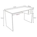 Ver imagem 2 de Mesa para Escritório Home Office ME4165 MDP Nogal/Preto - Gran Belo