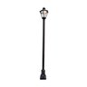 Poste Milano Jardim Luminária Italiana G Led Alumínio 410cm - 1
