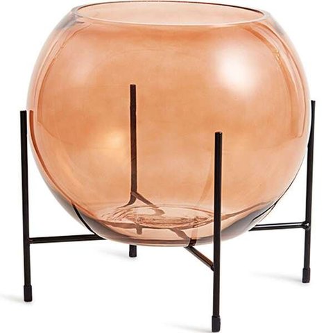 Vaso em Vidro com Suporte 13665 Mart