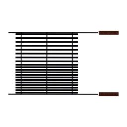 Grelha Churrasco Black Aço Carbono Nitrocarbonetado Cabos Madeira Tramontina - 2