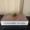 Livro decorativo 'Concrete Jungle' e enfeite de metal rose - 2