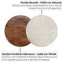 Ver mais imagens de Sofa Cama 2 Lugares 203 Cm Esther Boucle Natural Corino Whisk Milani Store