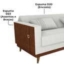 Ver imagem 5 de Sofa Cama 2 Lugares 203 Cm Esther Boucle Natural Corino Whisk Milani Store