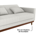 Ver imagem 6 de Sofa Cama 2 Lugares 203 Cm Esther Boucle Natural Corino Whisk Milani Store