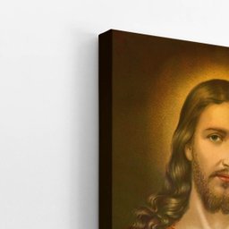 Quadro Sagrado Coração de Jesus Cristo Canvas 60x40cm - 3
