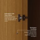 Ver imagem 7 de Guarda Roupa Planejado Canto Linear Porta Lisa Samambaia CabeCasa MadeiraOriginals Marrom/Carvalho