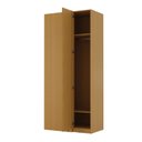 Ver imagem 5 de Guarda Roupa Planejado Canto Linear Porta Lisa Samambaia CabeCasa MadeiraOriginals Marrom/Carvalho