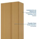 Ver imagem 6 de Guarda Roupa Planejado Canto Linear Porta Lisa Samambaia CabeCasa MadeiraOriginals Marrom/Carvalho