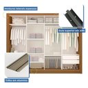 Ver imagem 6 de Guarda Roupa Casal 4 Portas 4 Gavetas Milano Minastex Carvalho