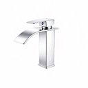 Ver imagem 1 de Torneira de Banheiro Lavatório com Misturador Monocomando de Bancada Luxo Inox Prata Brinovar