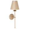 Arandela Parede Luminária Tocheiro Cúpula Metal Champagne - 1