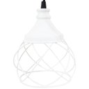 Ver imagem 4 de 10 Pendentes Aramado Esfera Balonê Branco Lustre Luminária Teto Regulável Sala Cozinha Industrial Ag