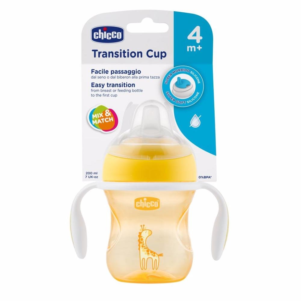 Copo de Transição Transition Cup 4M+ Chicco Amarelo - 3