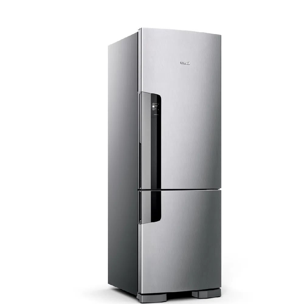 Refrigerador Consul 397 Litros Frost Free Duplex Evox Inox com Freezer Embaixo Cre44bk - 220 Volts - 2
