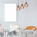 Ver imagem 3 de Luminaria Pendente Desmontada Tripla Cq Nacar Madeira Mdf Cor:rústico