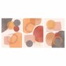 Quadro Abstrato Coral Marrom Nude - Kit 3 telas - 90 x 60 cm - Chassi - 2