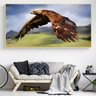 Quadro Águia Paisagem - Tela Única - 200 x 120 cm - Branca - 1