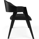 Ver imagem 7 de Kit 2 Cadeiras Sala de Jantar Estar Living Estofada Suran L02 Preto Bouclê Preto - Lyam Decor