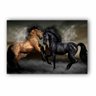 Quadro Cavalos Molhados Luxo - Tela Única - 90 x 60 cm - Preta - 2