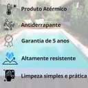 Ver imagem 2 de Borda Atérmica boleada Malibu 50x15x1,5cm Branco Areia de Quartzo