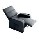 Ver imagem 1 de Poltrona Reclinável Mx-67 Pulse do Papai Suede Cinza com Encosto Ajustável Loja Sheep