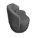 Ver imagem 4 de Namoradeira Decorativa Beatriz Orgânica Suede Cinza