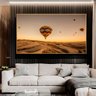 Quadro Balões no Céu Deserto - Tela Única - 150 x 100 cm - Branca - 1