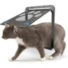 Porta Gato Pet Cachorro Pequeno Porte Portinha Passagem Pet Cor:preto - 4
