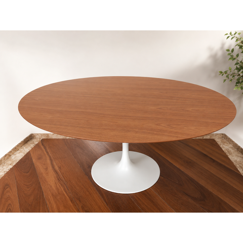 Mesa de Jantar Saarinen Oval 190x110cm - Freijó