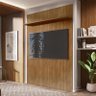 Painel Ripado Siena Sala para TV até 65 Polegadas 180 cm Cedro - 2