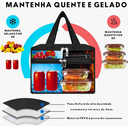 Ver imagem 5 de Bolsa Termica Bag Marmita Lancheira Portatil Multiuso 10l