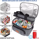 Ver imagem 6 de Bolsa Termica Bag Marmita Lancheira Portatil Multiuso 10l