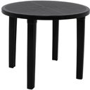 Ver imagem 1 de Mesa Tramontina Plástica Preta 89x72cm Polipropileno Cassino Summa Uso Externo Desmontável