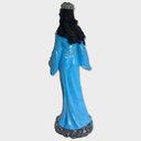 Ver imagem 5 de Escultura Orixá Iemanjá Umbanda Azul Clara em Resina 27 cm