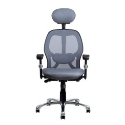 Cadeira de Escritório New Ergon Presidente Ergonomica Cinza - 3