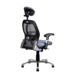 Cadeira de Escritório New Ergon Presidente Ergonomica Cinza - 6