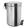 Lixeira Inox 20 Litros com Pedal Balde Removível CleanHome - 1