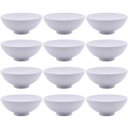 Ver imagem 1 de Kit 12 Cumbucas de Melamina para Petiscos 400ml Brancas Bowls Lyor Restaurantes Bares
