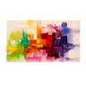 Quadro Abstrato Colorido Master - Tela Única - 120 x 90 cm - Chassi - 2