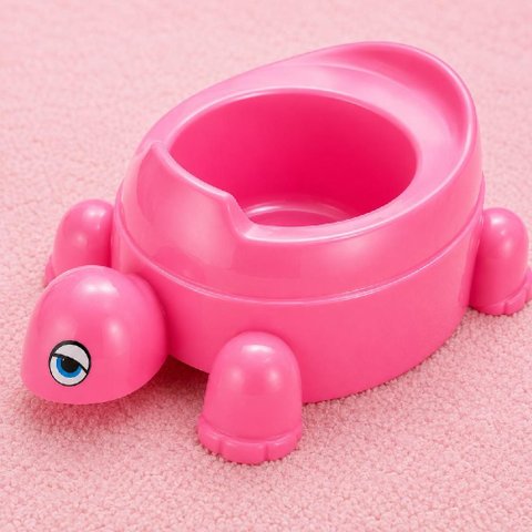 Pinico Rosa Assento Infantil Tartaruga Desfralde Bebe Piniquinho Plastico Xixi Banheiro Meninas