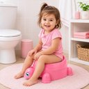 Ver imagem 6 de Pinico Rosa Assento Infantil Tartaruga Desfralde Bebe Piniquinho Plastico Xixi Banheiro Meninas